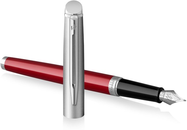 Перьевая ручка Waterman Hemisphere Entry Stainless Steel Red Перьевая ручка Waterman Hemisphere Entry Stainless Steel Red