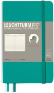Записная книжка Leuchtturm Pocket A6 (в линейку), 123 стр., мягкая обложка, изумрудная