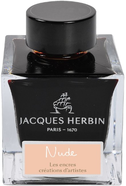 Чернила в банке Herbin Prestige, 50 мл, Nude Нюдовый