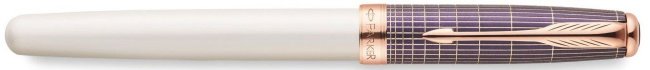 Ручка перьевая Parker Sonnet F536 Contort Purple Cisele