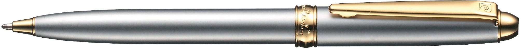 Шариковая ручка Pierre Cardin Eco серебристый лак, позолота