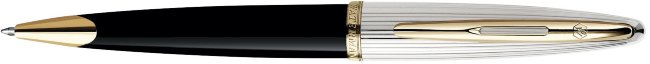 Шариковая ручка Waterman Carene Deluxe, Black Silver GT
