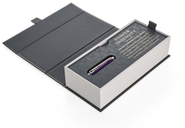 Ручка 5й пишущий узел Parker Ingenuity Deluxe S F504, Blue Violet CT Ручка 5й пишущий узел Parker Ingenuity Deluxe S F504, Blue Violet CT