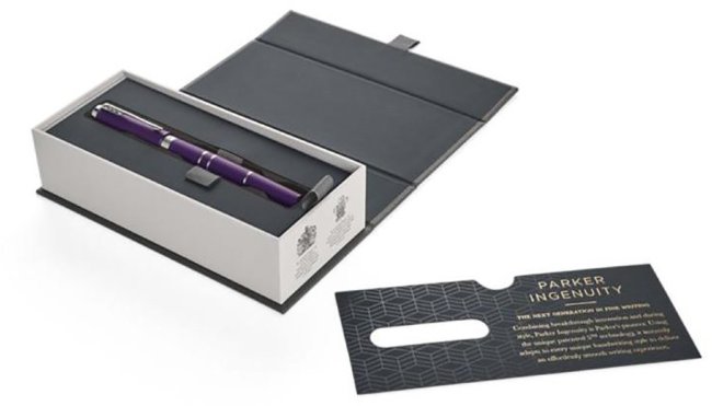 Ручка 5й пишущий узел Parker Ingenuity Deluxe S F504, Blue Violet CT Ручка 5й пишущий узел Parker Ingenuity Deluxe S F504, Blue Violet CT