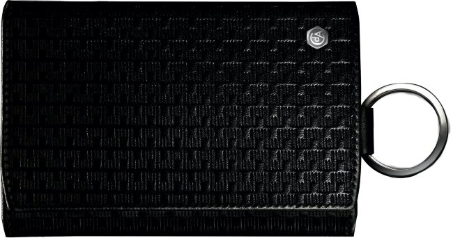 Футляр для ключей Caran d'Ache Type 55, черная кожа с тиснением