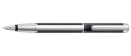Перьевая ручка  Pelikan Elegance Pura P40, Black/Silver EF, подарочная коробка