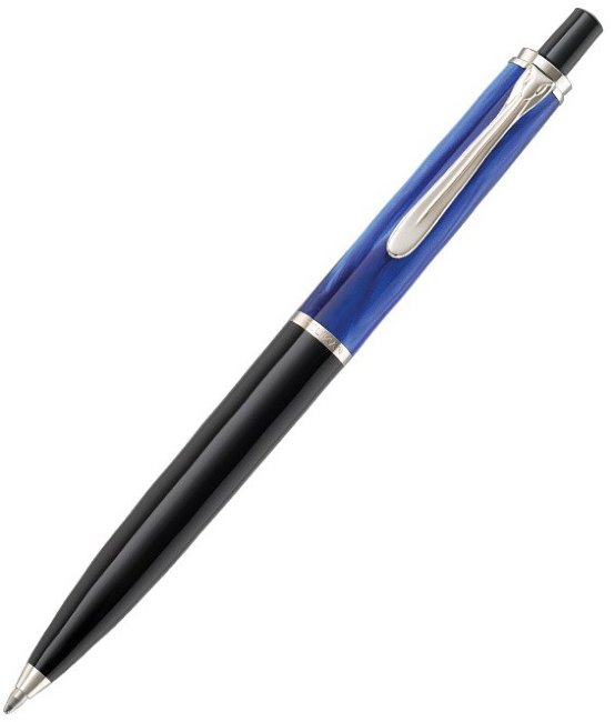 Ручка шариковая Pelikan Elegance Classic K205, Blue-Marbled, подарочная коробка Ручка шариковая Pelikan Elegance Classic K205, Blue-Marbled, подарочная коробка