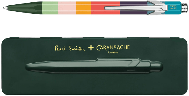 Ручка шариковая Carandache Office 849 Paul Smith Edition 3 Racing Green M Ручка шариковая Carandache Office 849 Paul Smith Edition 3 Racing Green M