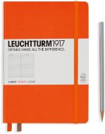 Записная книжка Leuchtturm A5 (в линейку), 251 стр., твердая обложка, оранжевая