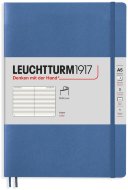 Записная книжка Leuchtturm А5 (в линейку), 123 стр., мягкая обложка, деним