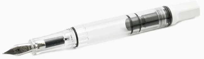 Комплект: Перьевая ручка TWSBI ECO белый F + чернила в банке 18 мл черный