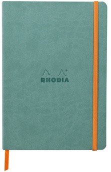 Записная книжка Rhodiarama в мягкой обложке, A5, точка, 90 г, Aqua аквамарин Записная книжка Rhodiarama в мягкой обложке, A5, точка, 90 г, Aqua аквамарин