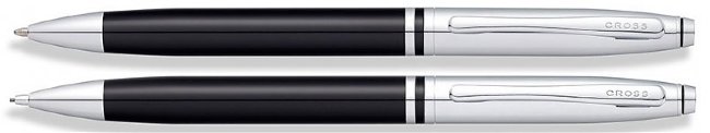 Набор Cross Avitar шариковая ручка и карандаш, Black Lacquer/Chrome