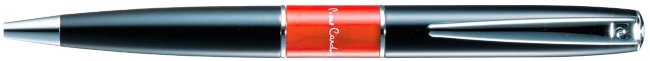 Шариковая ручка Pierre Cardin Libra черный лак, красная вставка из акрила Шариковая ручка Pierre Cardin Libra черный лак, красная вставка из акрила