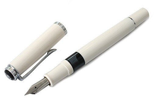 Ручка перьевая Pelikan Elegance Classic M205 белый, перо M, подарочная коробка Ручка перьевая Pelikan Elegance Classic M205 белый, перо M, подарочная коробка
