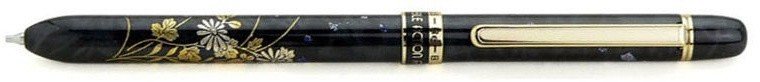 Ручка многофункциональная Platinum Double Action R3, роспись Маки-э «Хризантема»