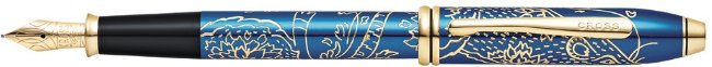 Перьевая ручка Cross Townsend Year of The Rat, перо тонкое F Перьевая ручка Cross Townsend Year of The Rat, перо тонкое F