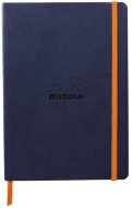 Записная книжка Rhodiarama в мягкой обложке, A5, точка, 90 г, Midnight темно-синий