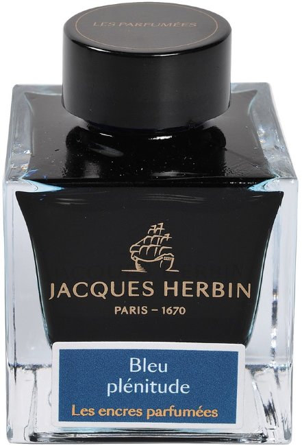 Ароматизированные чернила в банке Herbin Prestige, 50 мл, Bleu plénitude Синий Ароматизированные чернила в банке Herbin Prestige, 50 мл, Bleu plénitude Синий