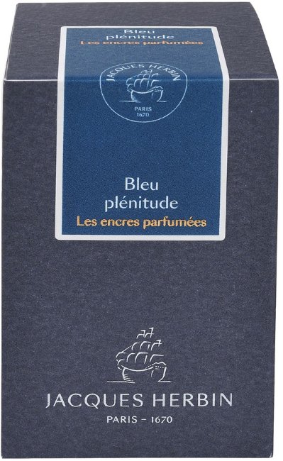 Ароматизированные чернила в банке Herbin Prestige, 50 мл, Bleu plénitude Синий Ароматизированные чернила в банке Herbin Prestige, 50 мл, Bleu plénitude Синий