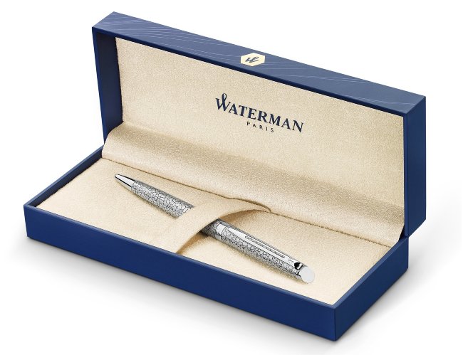 Шариковая ручка Waterman Hemisphere Deluxe Cracked Pattern CT M, подарочная коробка Шариковая ручка Waterman Hemisphere Deluxe Cracked Pattern CT M, подарочная коробка