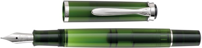 Ручка перьевая Pelikan Elegance Classic M205 SE Olivine, в комплекте флакон чернил Edelstein, подарочная коробка Ручка перьевая Pelikan Elegance Classic M205 SE Olivine, в комплекте флакон чернил Edelstein, подарочная коробка