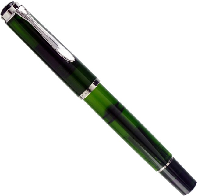 Ручка перьевая Pelikan Elegance Classic M205 SE Olivine, в комплекте флакон чернил Edelstein, подарочная коробка Ручка перьевая Pelikan Elegance Classic M205 SE Olivine, в комплекте флакон чернил Edelstein, подарочная коробка