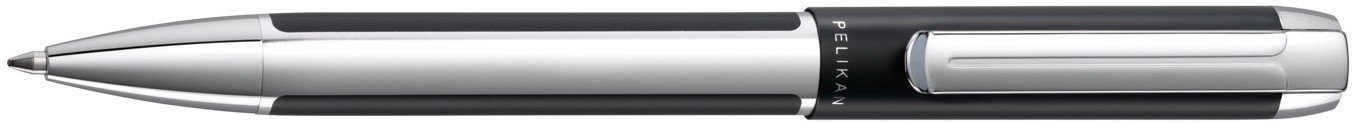 Ручка шариковая Pelikan Elegance Pura K40, черный/серебристый, подарочная коробка