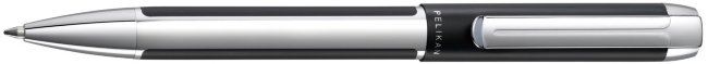 Ручка шариковая Pelikan Elegance Pura K40, черный/серебристый, подарочная коробка