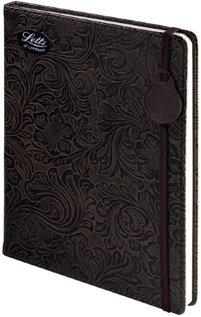 Еженедельник LETTS BAROQUE, А5, коричневый Еженедельник LETTS BAROQUE, А5, коричневый