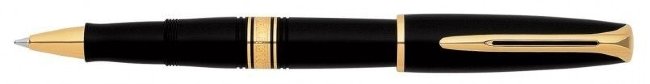 Ручка-роллер Waterman Charleston, Ebony Black GT Ручка-роллер Waterman Charleston, Ebony Black GT