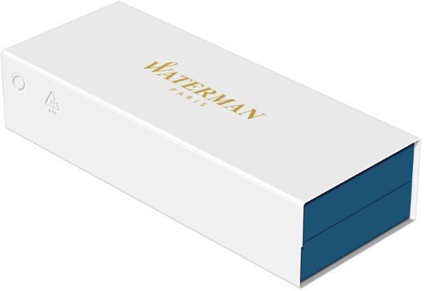 Ручка роллер Waterman Expert DeLuxe Metallic Black RT F черные чернила