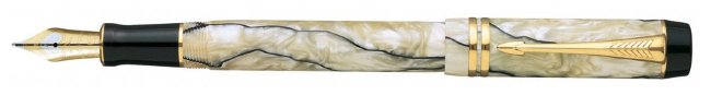 Перьевая ручка Parker (Паркер) Duofold Centennial, Pearl & Black Перьевая ручка Parker (Паркер) Duofold Centennial, Pearl & Black