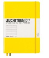 Записная книжка Leuchtturm A5 (в линейку), 251 стр., твердая обложка, лимонная