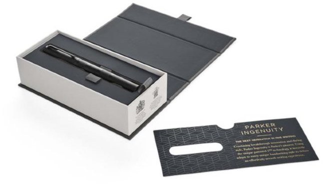 Ручка 5й пишущий узел Parker Ingenuity Deluxe L F504, Black PVD Ручка 5й пишущий узел Parker Ingenuity Deluxe L F504, Black PVD
