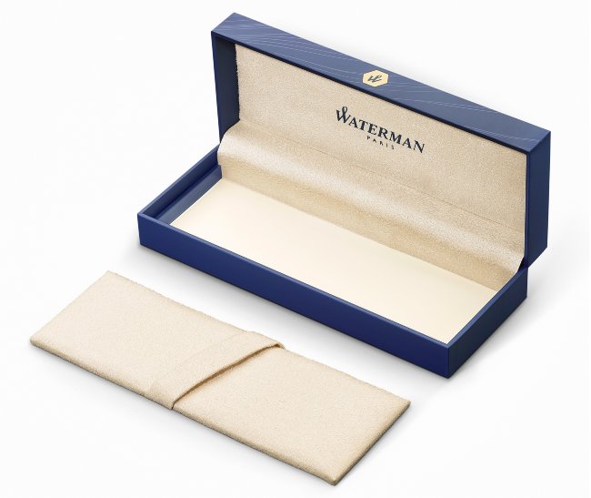 Шариковая ручка Waterman Hemisphere Deluxe Blue Wave CT M, подарочная коробка Шариковая ручка Waterman Hemisphere Deluxe Blue Wave CT M, подарочная коробка