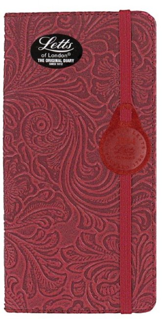 Еженедельник Letts BAROQUE, 166 х 82 мм, красный Еженедельник Letts BAROQUE, 166 х 82 мм, красный