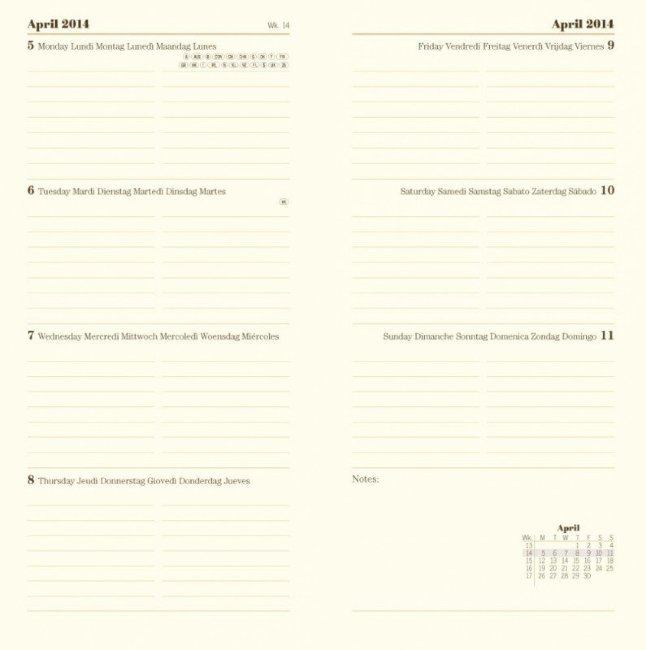 Еженедельник Letts BAROQUE, 166 х 82 мм, красный Еженедельник Letts BAROQUE, 166 х 82 мм, красный