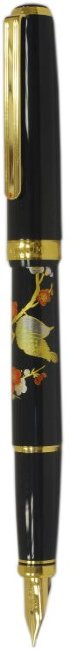 Ручка перьевая Platinum Makie, роспись «Камышовка на сливе» Ручка перьевая Platinum Makie, роспись «Камышовка на сливе»