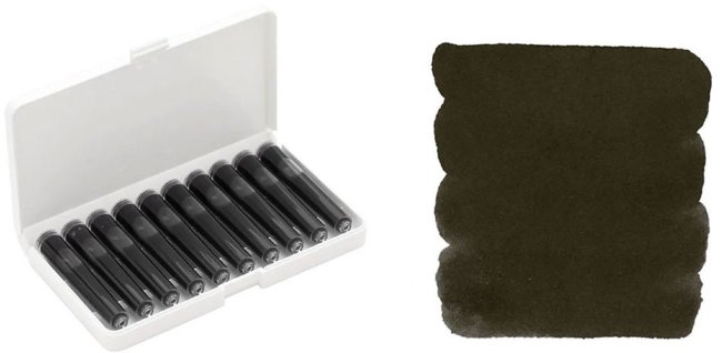 Картридж для перьевых ручек TWSBI, черный, 10 шт