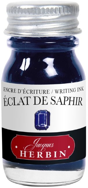 Чернила в банке Herbin, 10 мл, Eclat de saphir Синий сапфир Чернила в банке Herbin, 10 мл, Eclat de saphir Синий сапфир