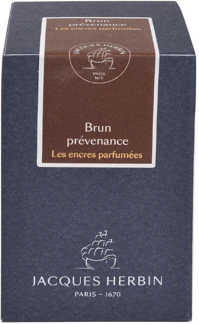 Ароматизированные чернила в банке Herbin Prestige, 50 мл, Brun prevenance Коричневый Ароматизированные чернила в банке Herbin Prestige, 50 мл, Brun prevenance Коричневый