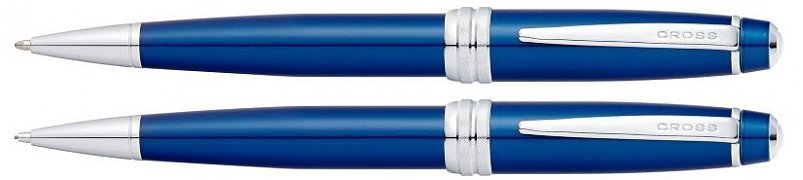 Набор Cross Bailey шариковая ручка и карандаш, Blue Lacquer