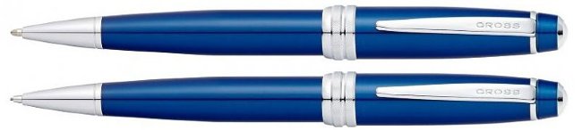 Набор Cross Bailey шариковая ручка и карандаш, Blue Lacquer Набор Cross Bailey шариковая ручка и карандаш, Blue Lacquer