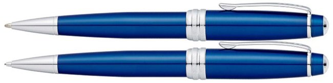 Набор Cross Bailey шариковая ручка и карандаш, Blue Lacquer Набор Cross Bailey шариковая ручка и карандаш, Blue Lacquer