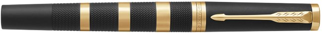 Ручка 5й пишущий узел Parker Ingenuity L F503, Black Rubber/Metal GT