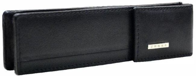 Футляр Cross Century Classic для двух ручек кожаный, черный Футляр Cross Century Classic для двух ручек кожаный, черный
