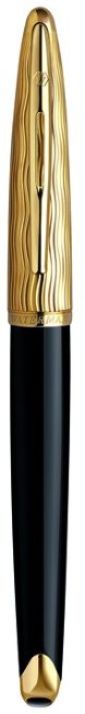 Перьевая ручка Waterman Carene Essential, Black & Gold GT Перьевая ручка Waterman Carene Essential, Black & Gold GT