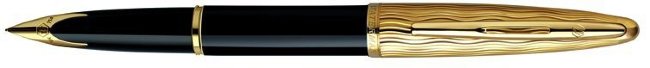 Перьевая ручка Waterman Carene Essential, Black & Gold GT Перьевая ручка Waterman Carene Essential, Black & Gold GT