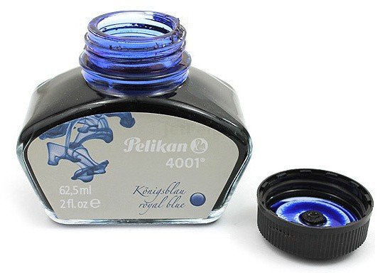 Флакон с чернилами для ручек перьевых Pelikan INK 4001 76 Historic Royal Blue, синий, 62.5 мл
